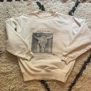 Anine Bing Walk with Me Sweatshirt Size XS